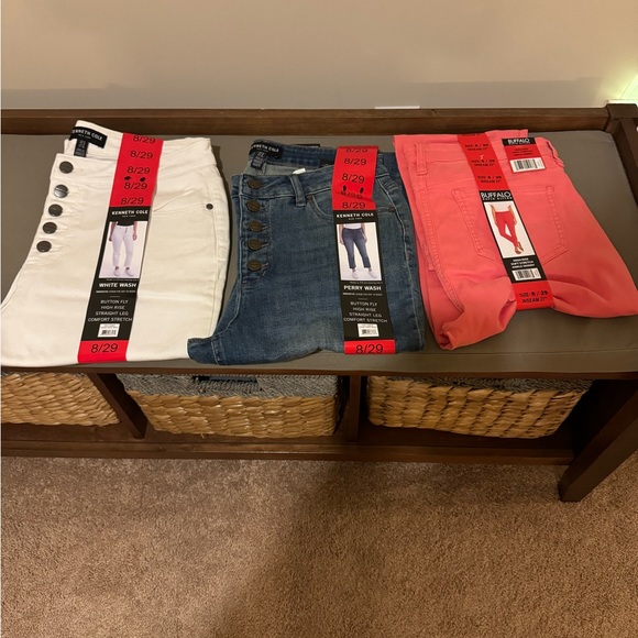 Brand new jeans- Buffalo and Kenneth Cole, $15 for each item. - Picture 1 of 2